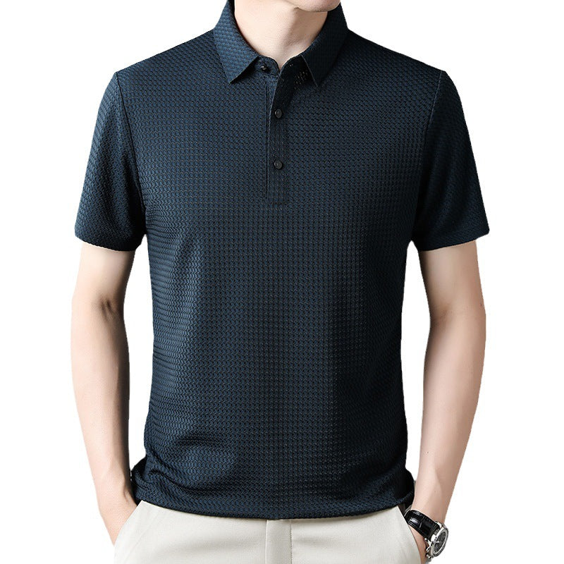 Men's Short-sleeved Youth Casual Polo Shirt