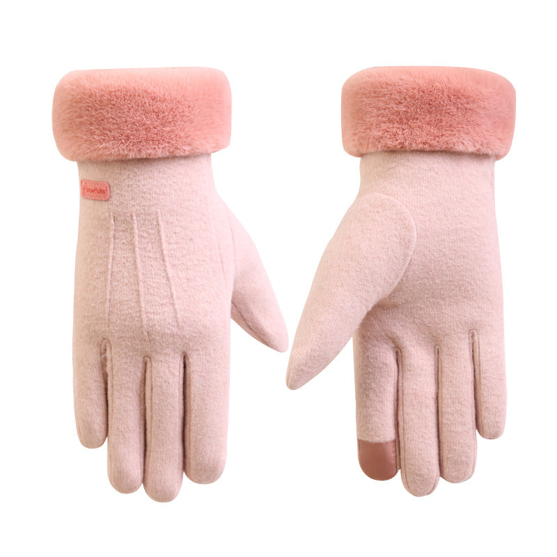 Women’s Cashmere Full-Finger Gloves
