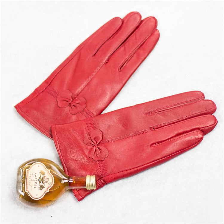 Leather Gloves Women