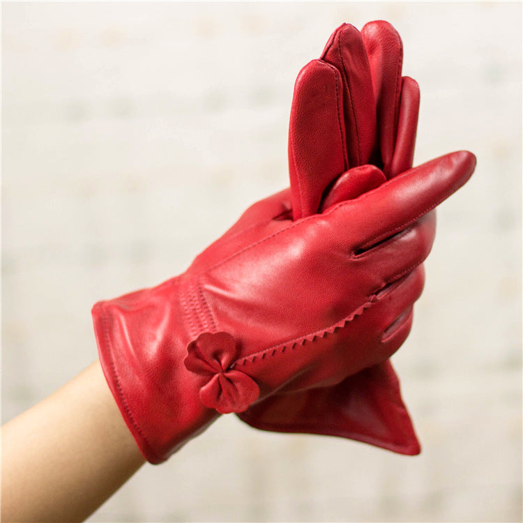 Leather Gloves Women