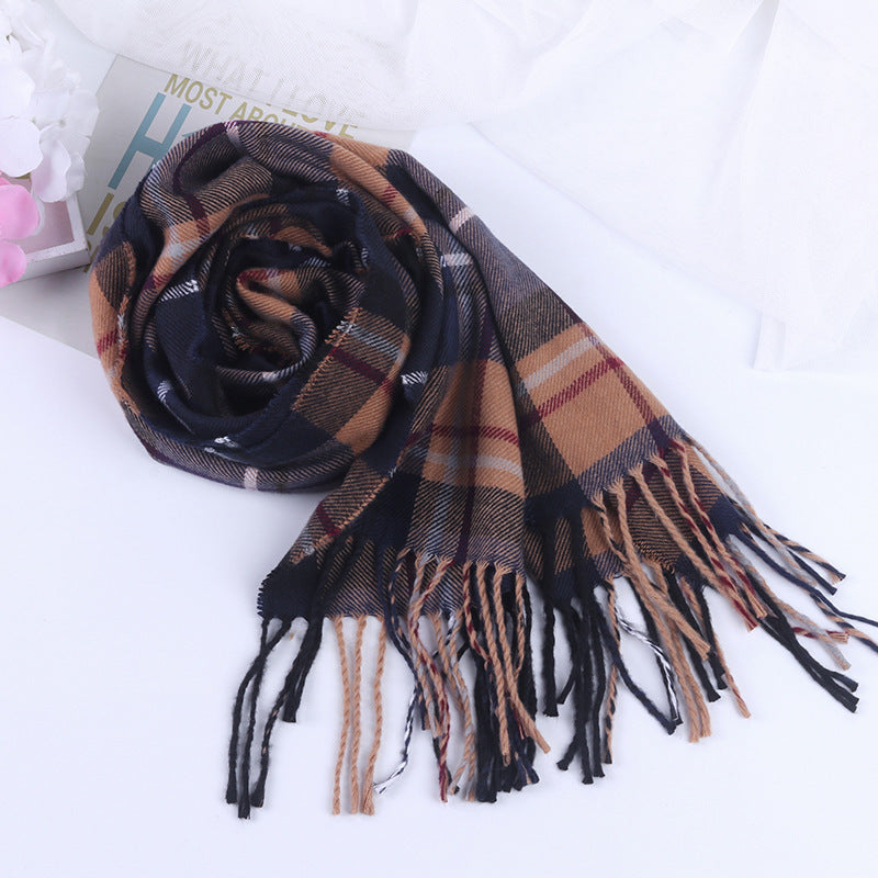 Plaid Scarf Winter