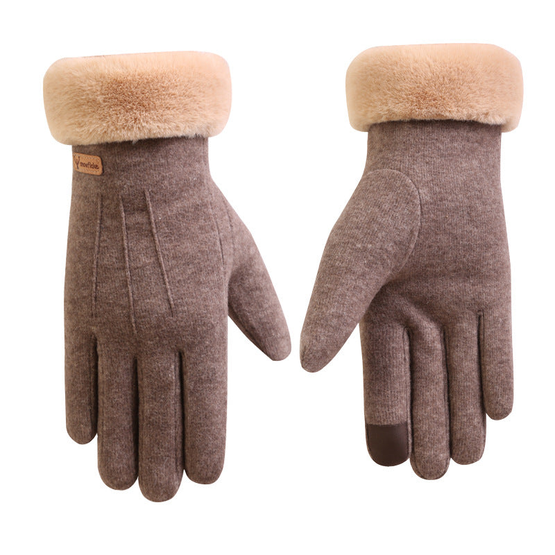 Women’s Cashmere Full-Finger Gloves