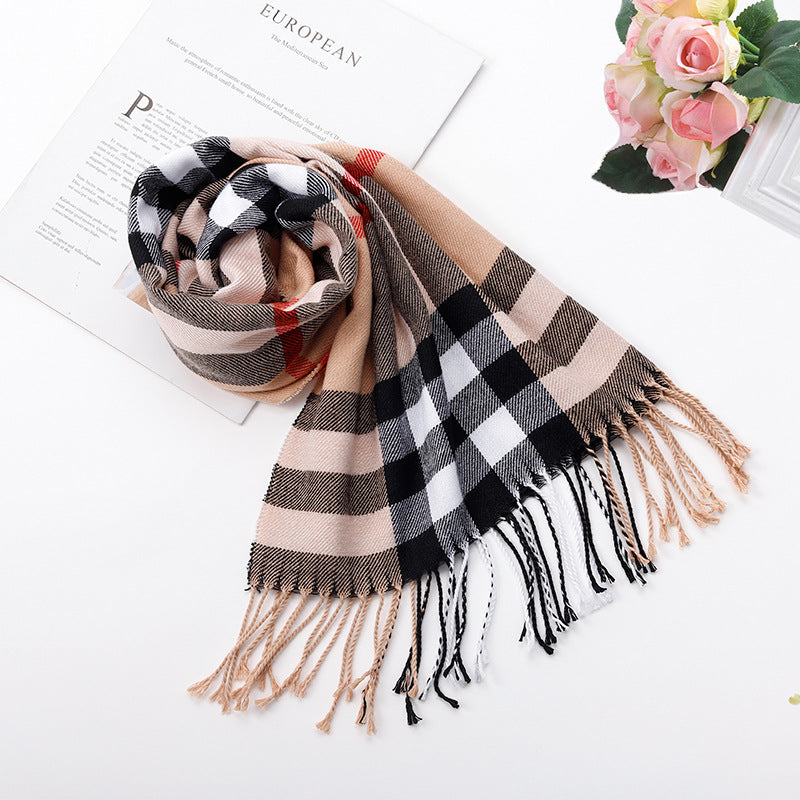 Plaid Scarf Winter
