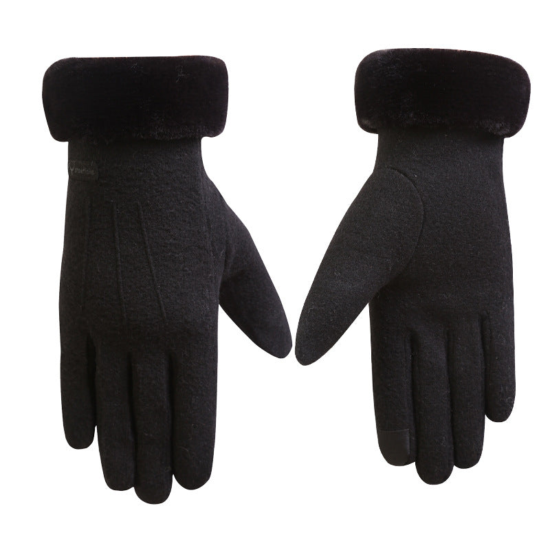 Women’s Cashmere Full-Finger Gloves