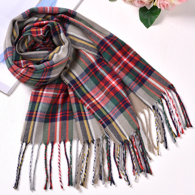 Plaid Scarf Winter