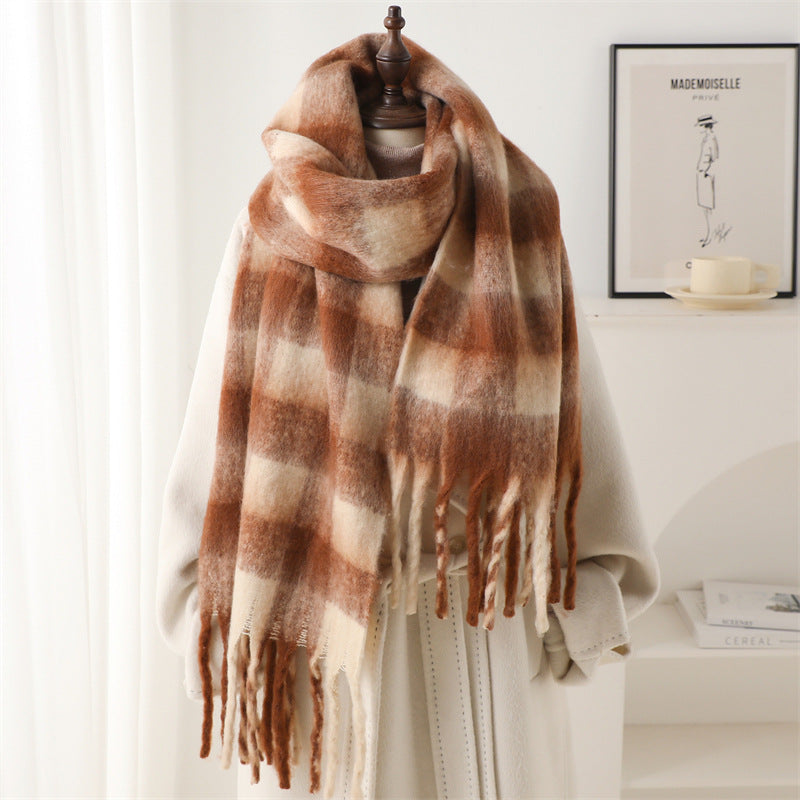 Scarf Plaid Men's And Women's
