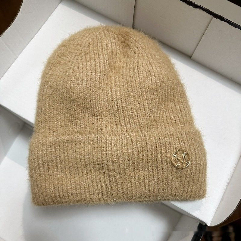 Women’s Fleece-Lined Knitted Winter Woolen Cap