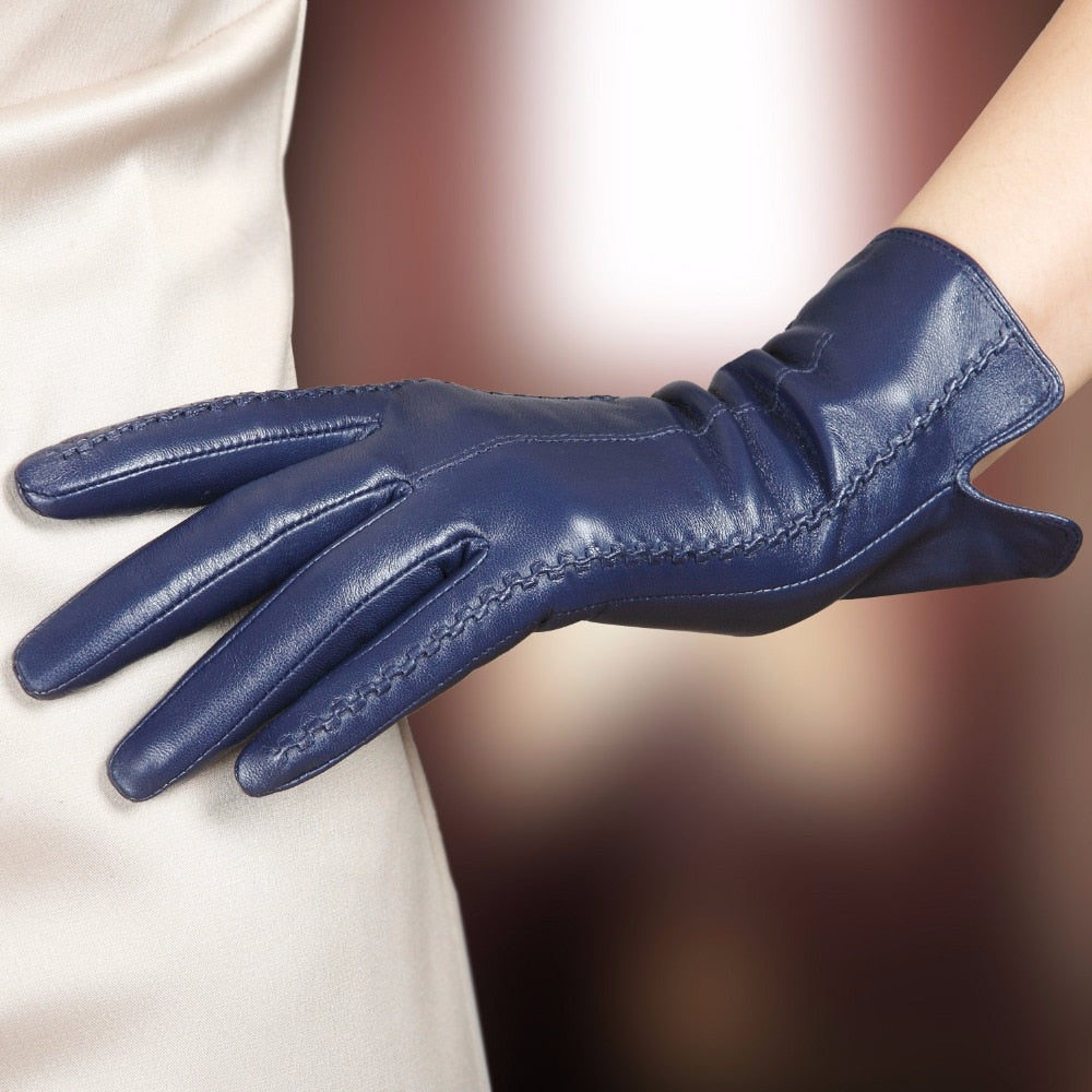 Leather gloves female