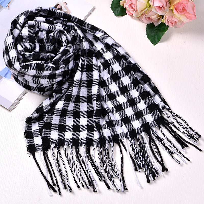 Plaid Scarf Winter