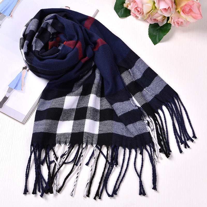 Plaid Scarf Winter