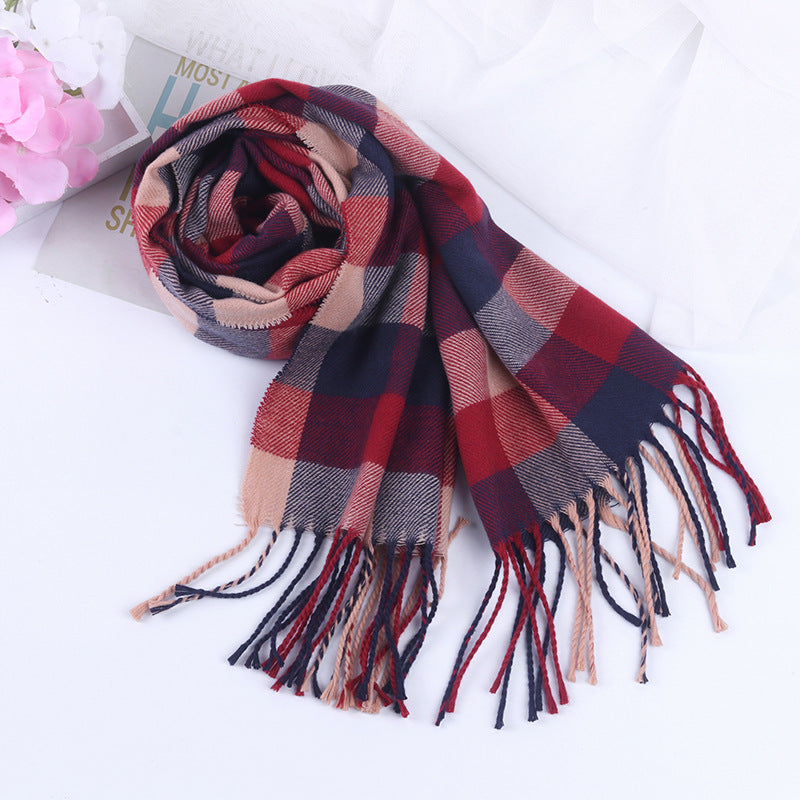 Plaid Scarf Winter