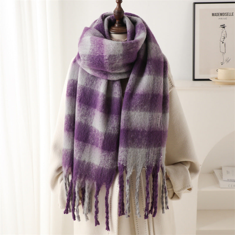 Scarf Plaid Men's And Women's