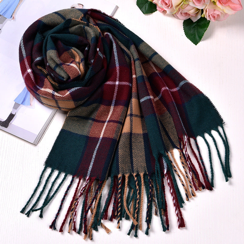 Plaid Scarf Winter