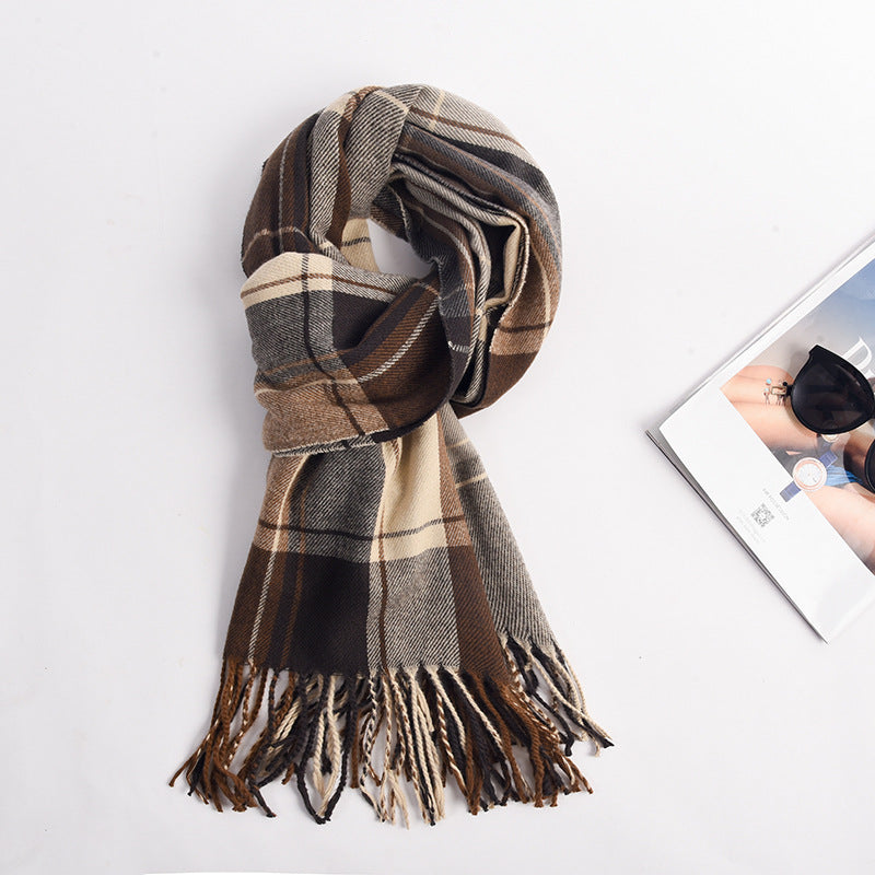 Plaid Scarf For Women