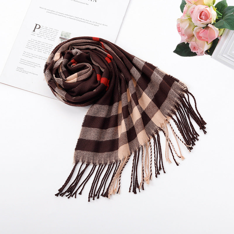 Plaid Scarf Winter