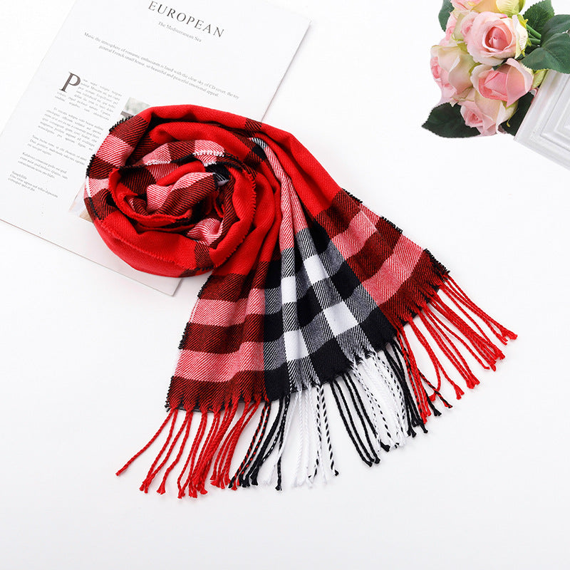 Plaid Scarf Winter