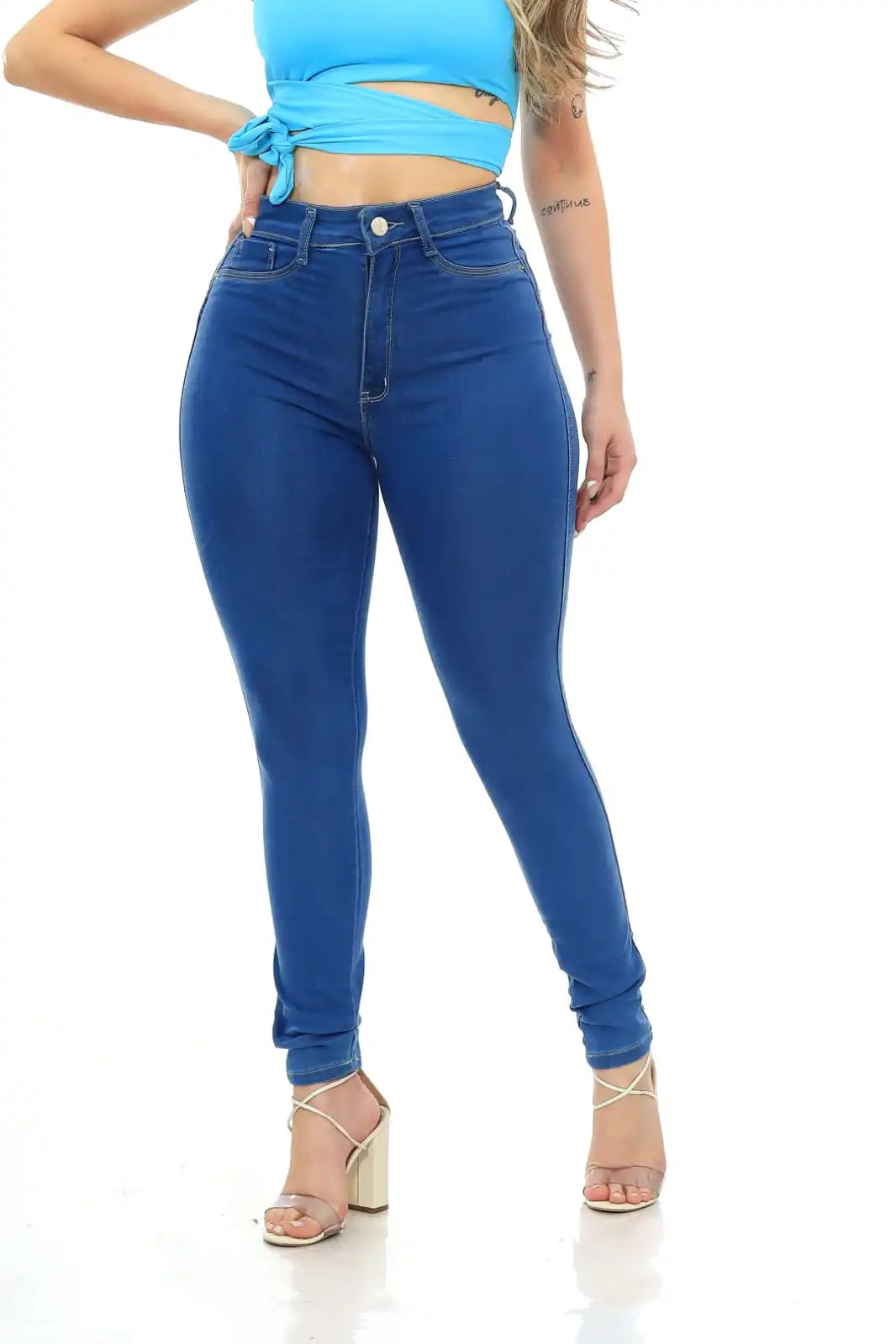 Women's Light Blue Skinny Jeans