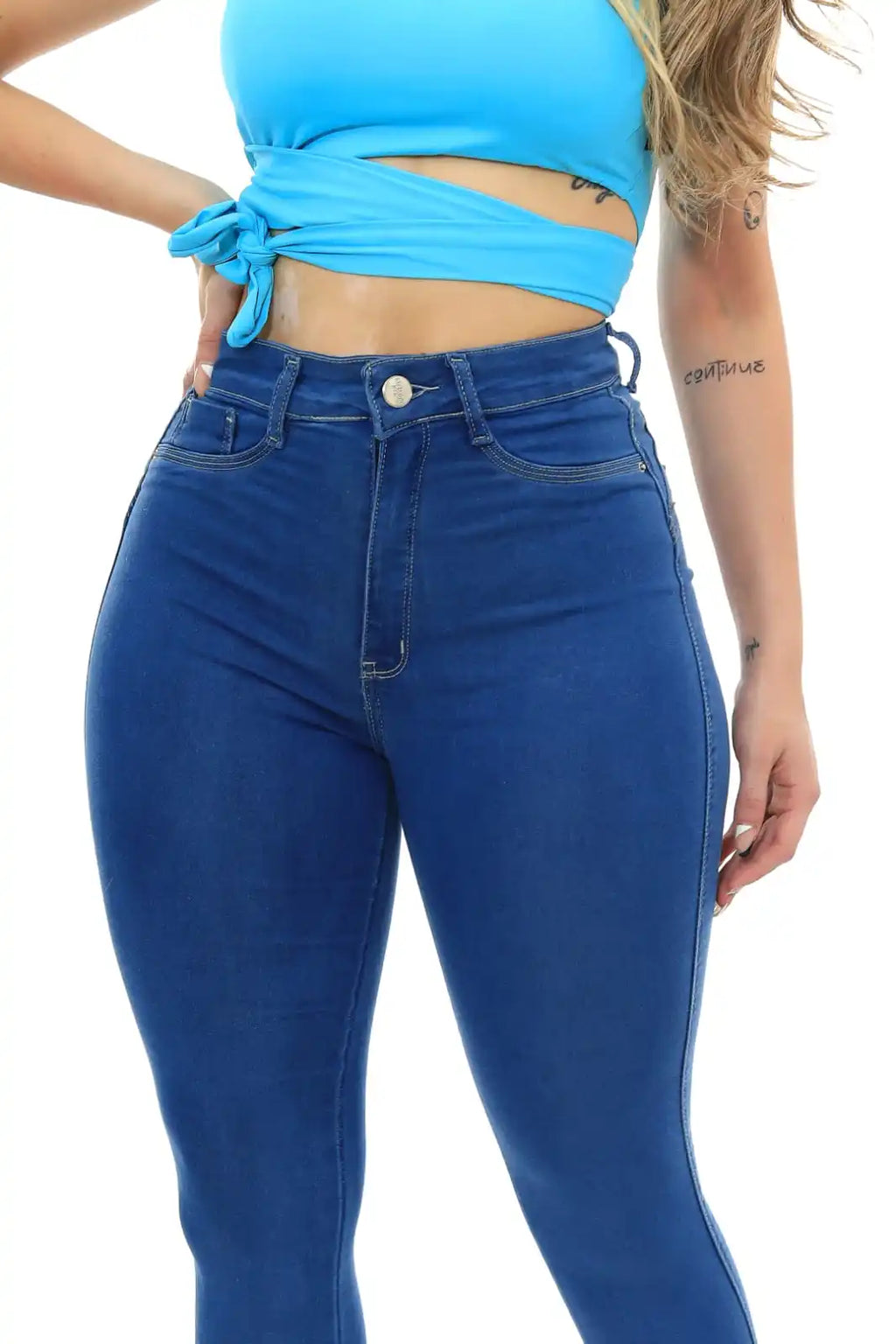 Women's Light Blue Skinny Jeans