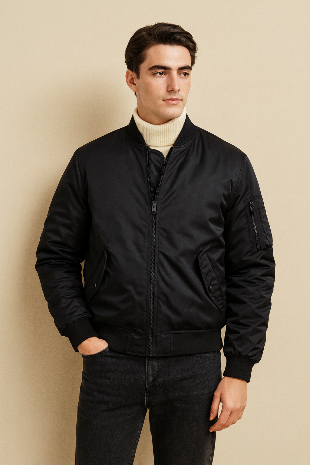 Aviator Jacket Embroidered