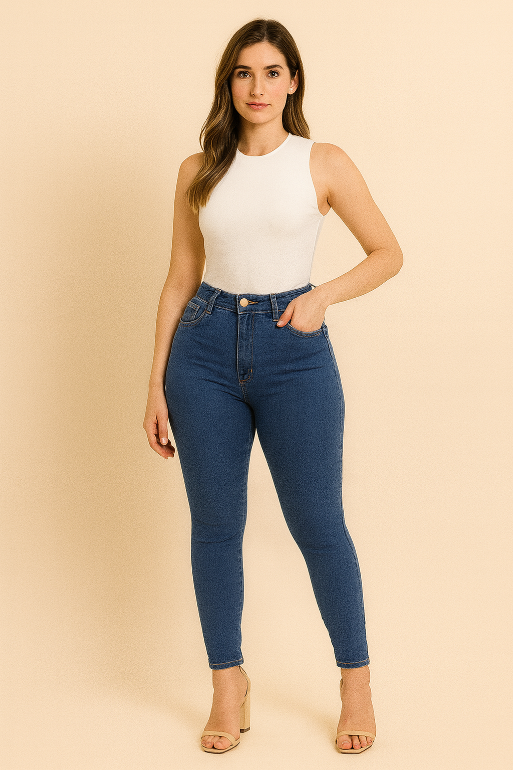 Women's Light Blue Skinny Jeans