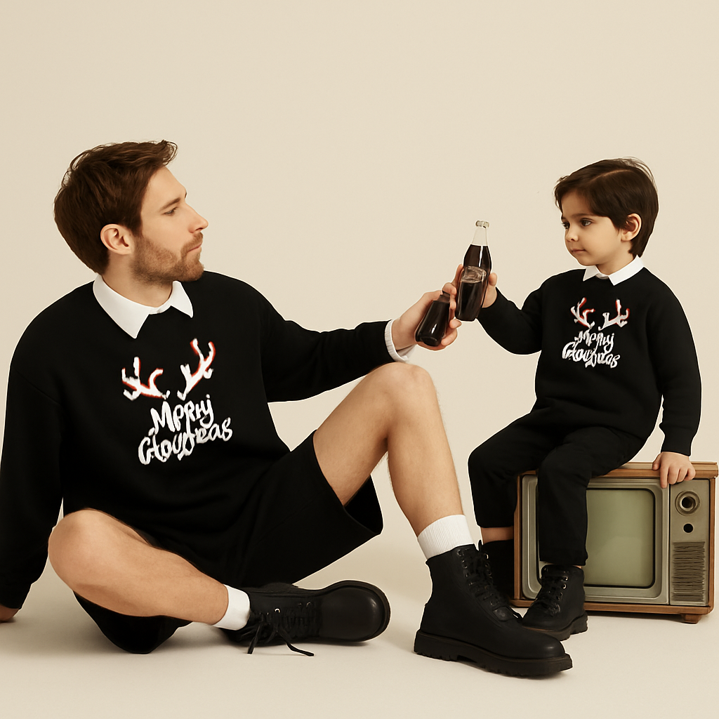 Family Kid Men Women Christmas Sweater Pullover Jumper Xmas