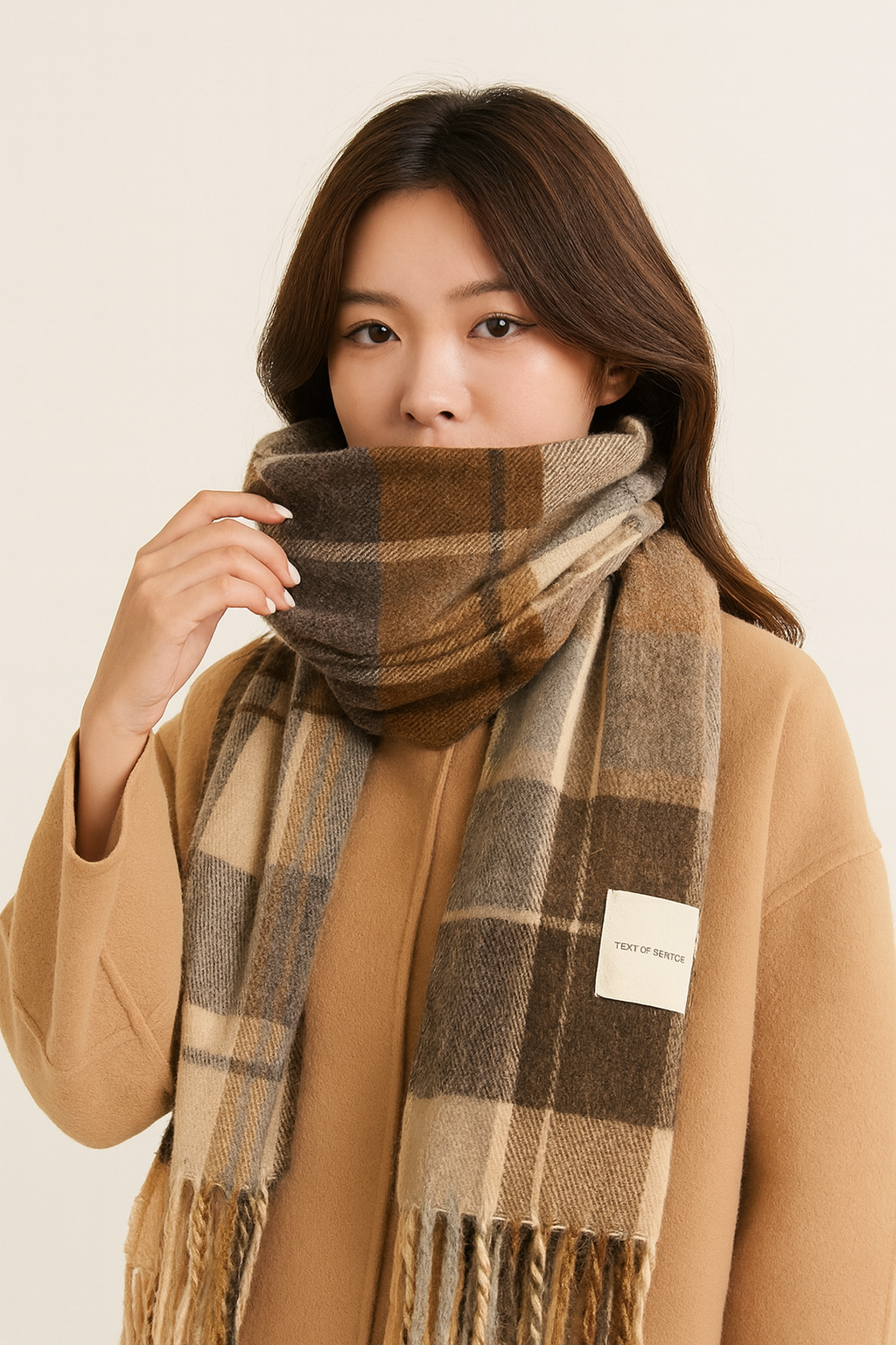 Plaid Scarf For Women