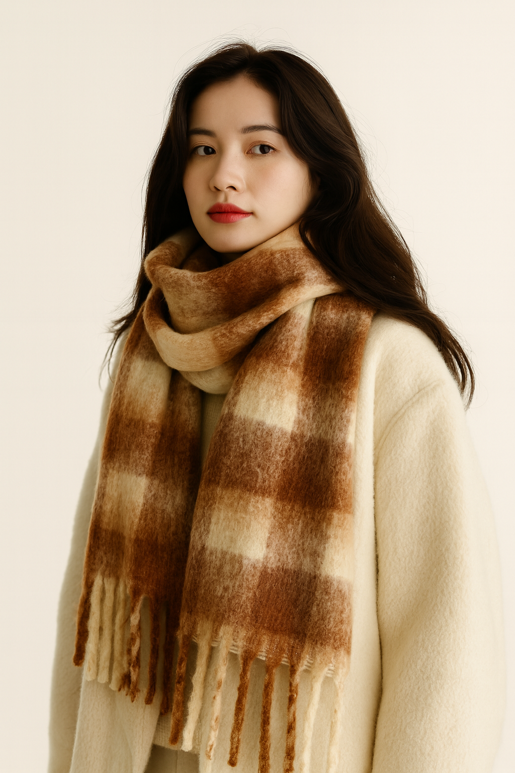 Scarf Plaid Men's And Women's