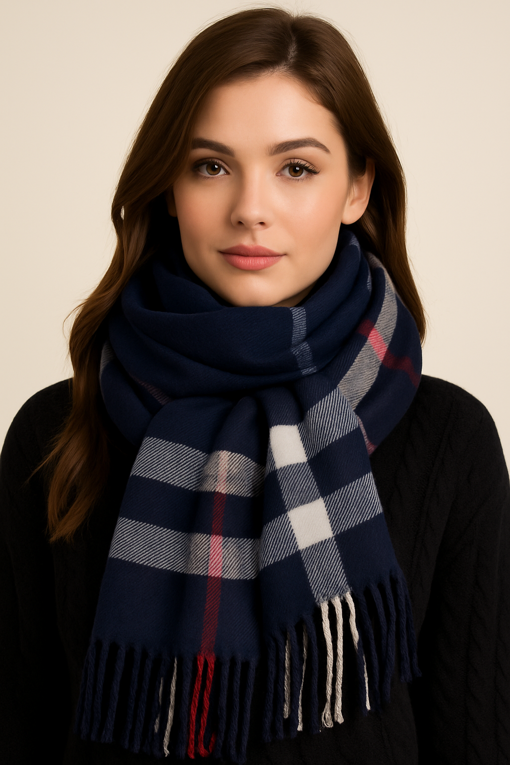 Plaid Scarf Winter