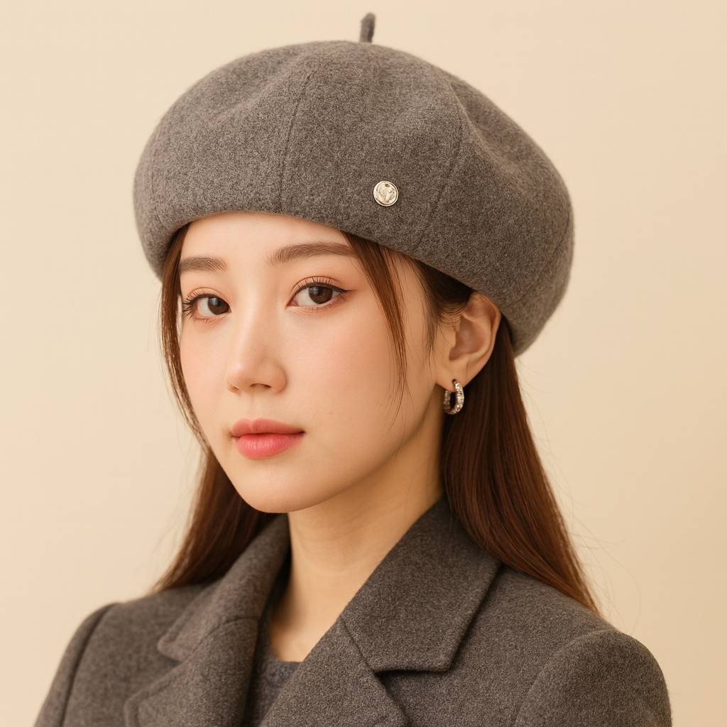 Korean Style Autumn Winter Painter Cap