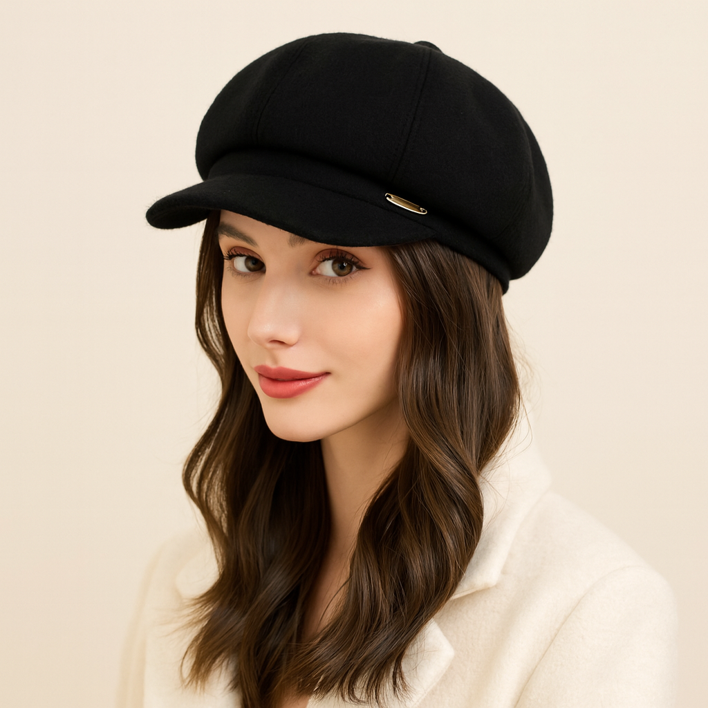 British Fashion Winter Beret for Women