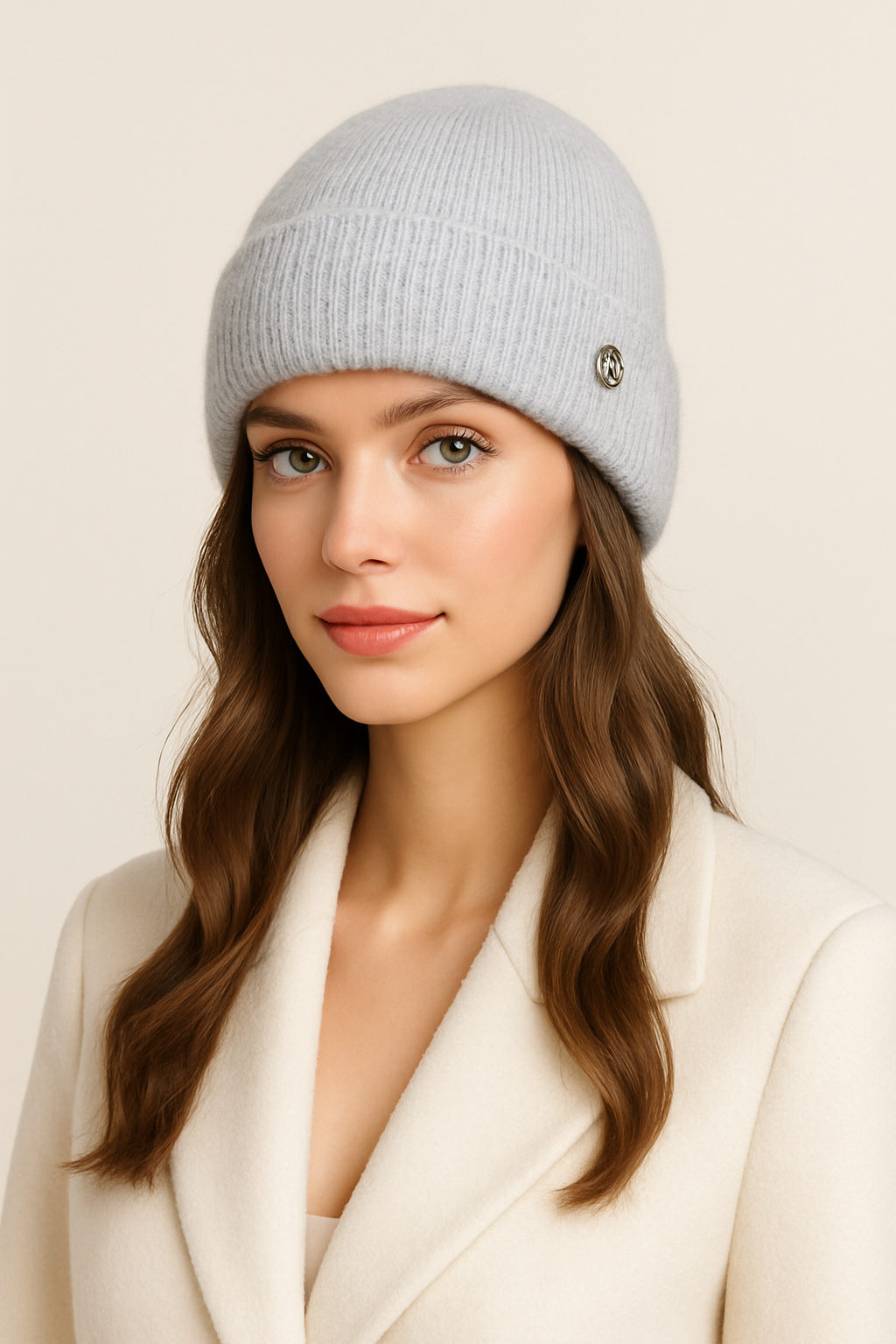 Women’s Fleece-Lined Knitted Winter Woolen Cap