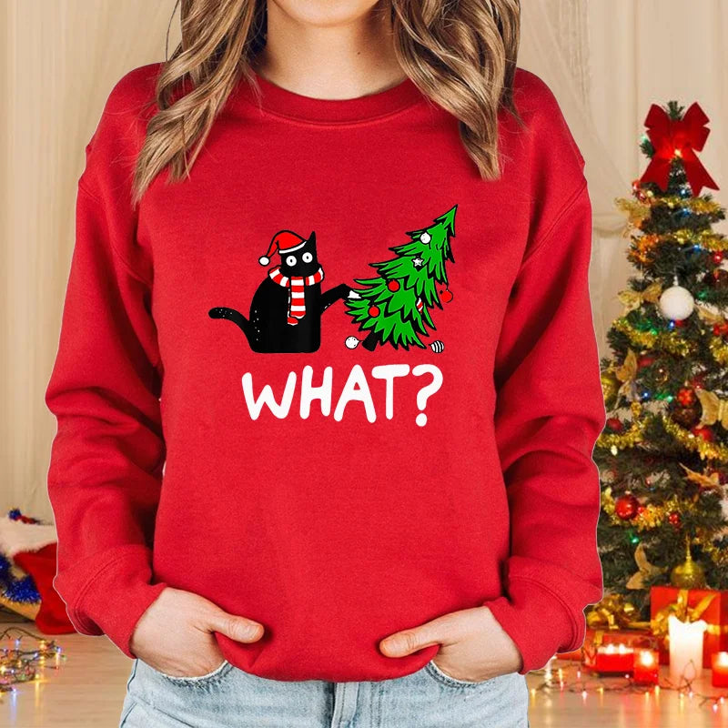 Women’s Christmas Cat Sweater
