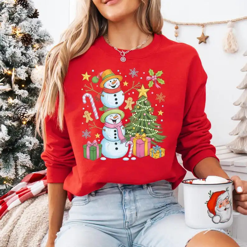 Christmas Snowman Sweatshirt
