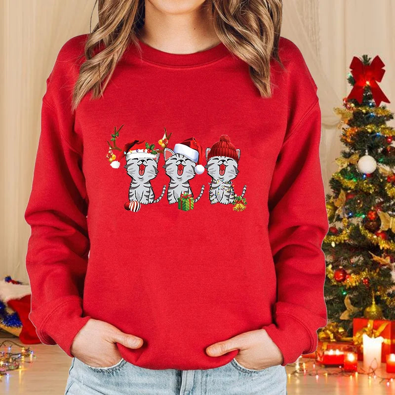 Women’s Christmas Cat Sweater