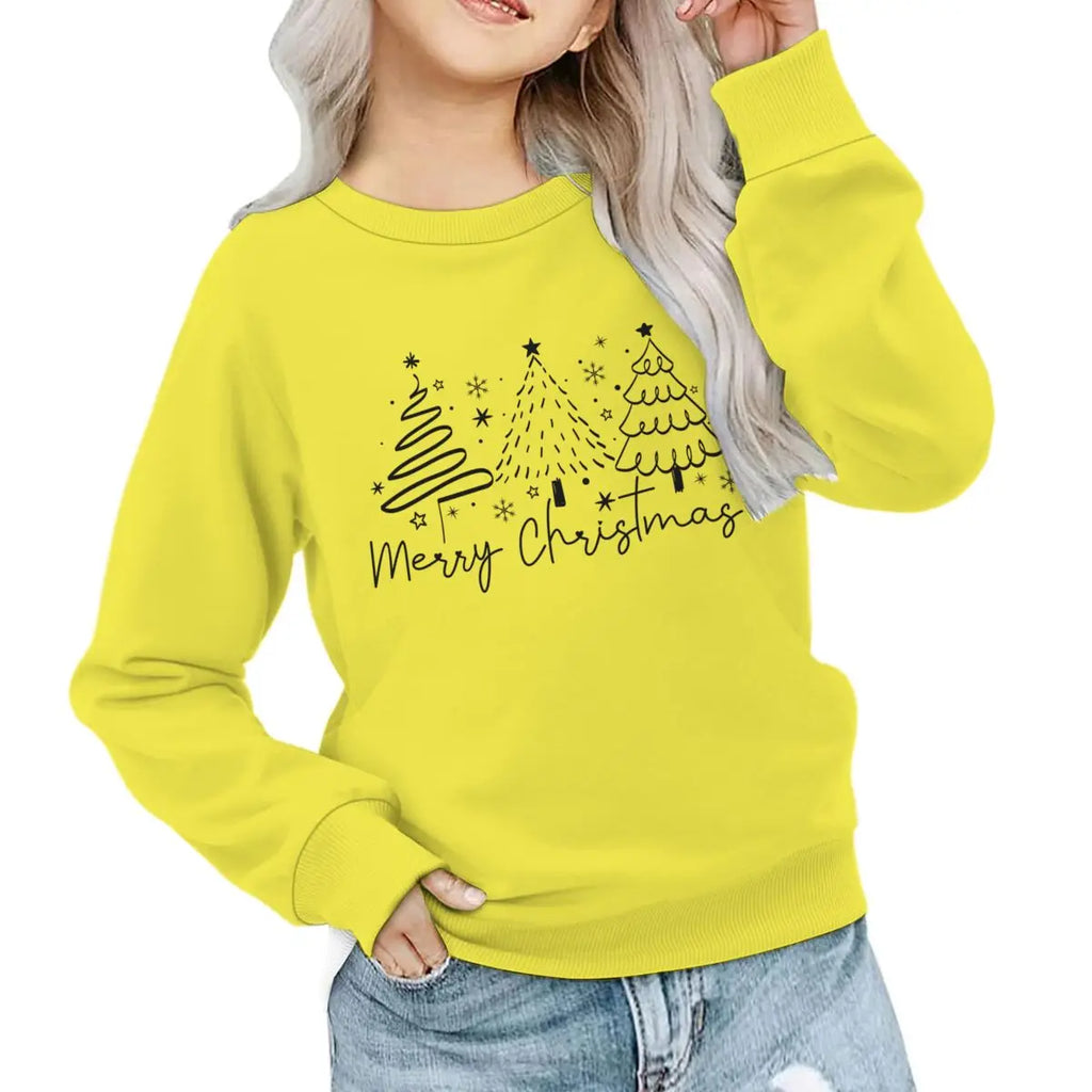 Boys & Girls Christmas Tree Pullover