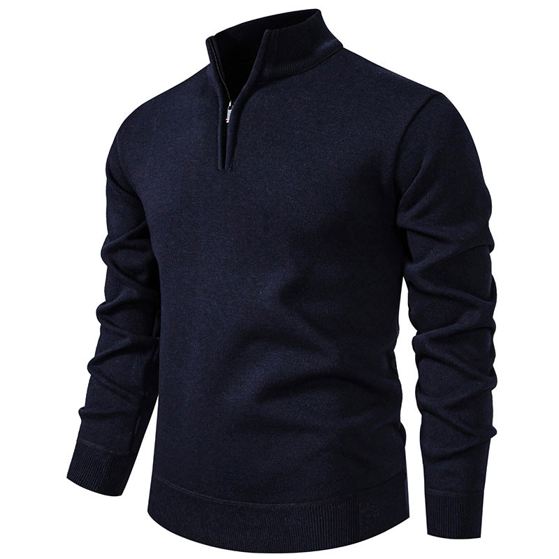 Men's Knitwear Top Half Zipper
