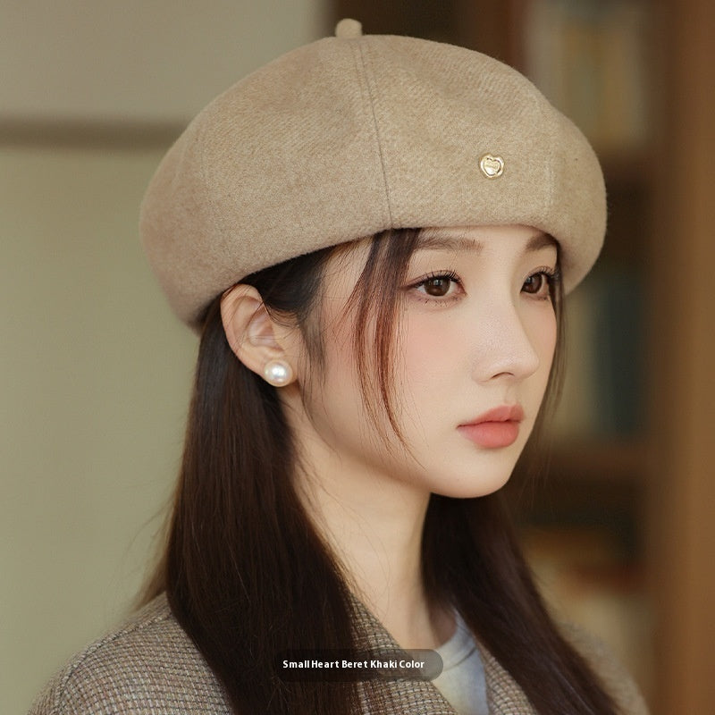 Korean Style Autumn Winter Painter Cap