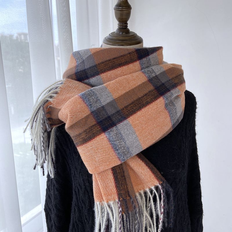 Plaid Scarf Women's
