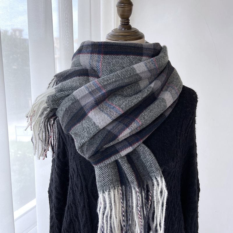 Plaid Scarf Women's