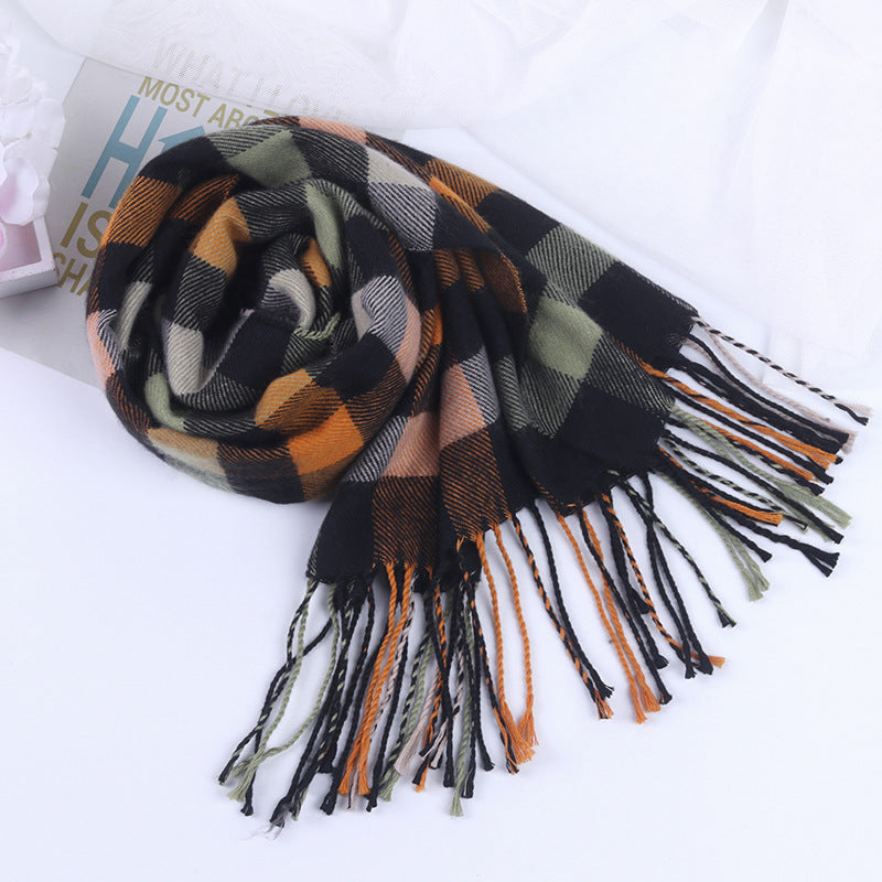 Plaid Scarf Winter