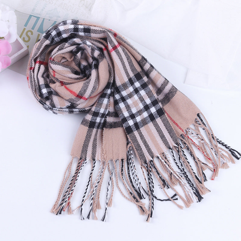 Plaid Scarf Winter