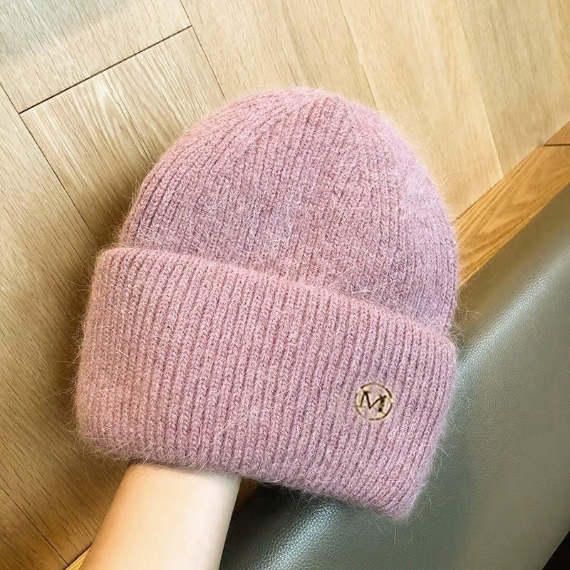 Women’s Fleece-Lined Knitted Winter Woolen Cap