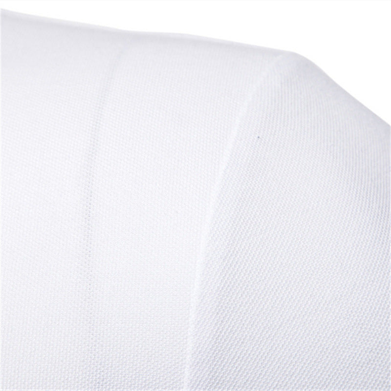 Half Zipper Men's Pullover Short Sleeves