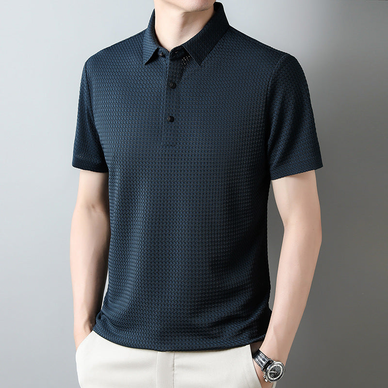 Men's Short-sleeved Youth Casual Polo Shirt