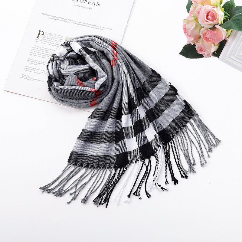 Plaid Scarf Winter