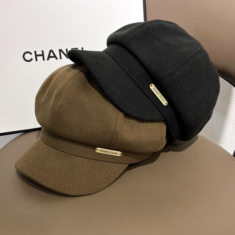 British Fashion Winter Beret for Women
