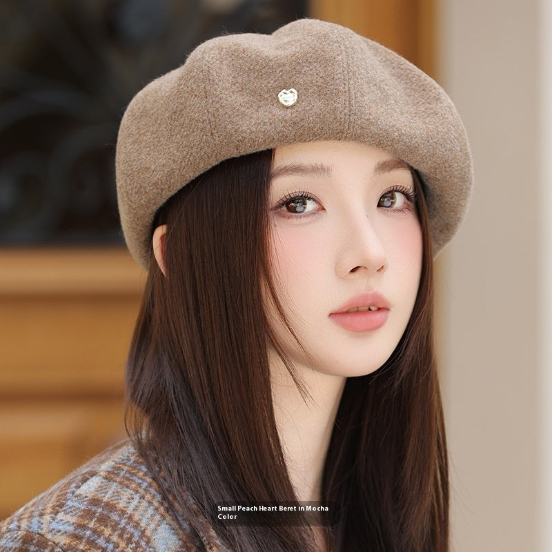 Korean Style Autumn Winter Painter Cap