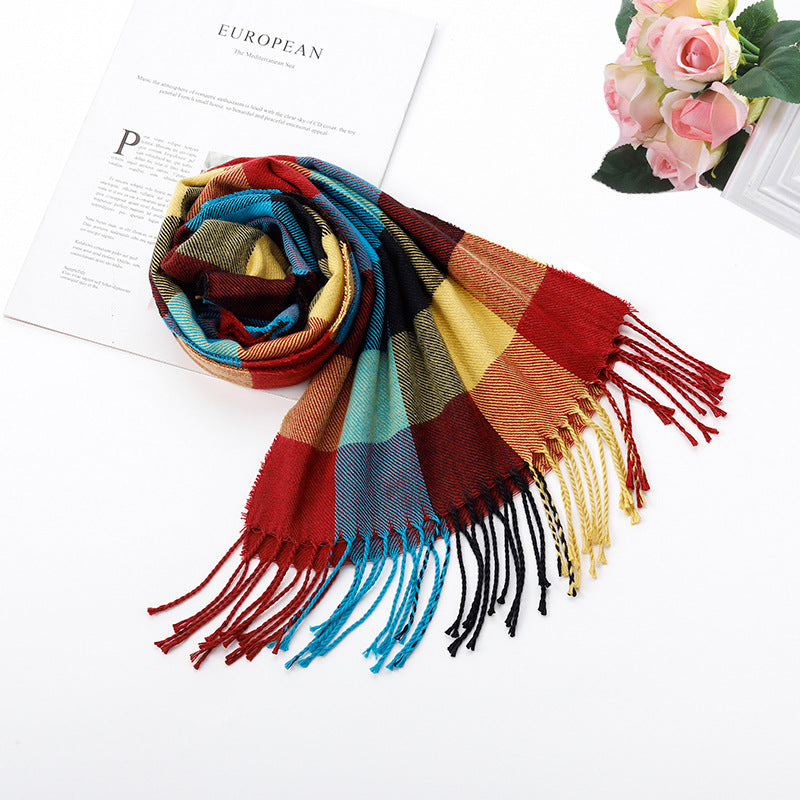 Plaid Scarf Winter